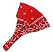 Bandana Headband - Paisley Bandana Headband - Christmas Gifts - 5 Pack Cotton Bandanas by CoverYourHair