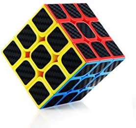XMD Carbon Fiber 3x3x3 Speed Cube Sticker Smooth Magic Cube Puzzles