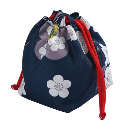 CAMDOM Bolso de mano japonés con cordón, estilo kimono, bolso de mano, bolsa de regalo de joyería vintage, Estilo-01, Talla única, Bolsa de regalo
