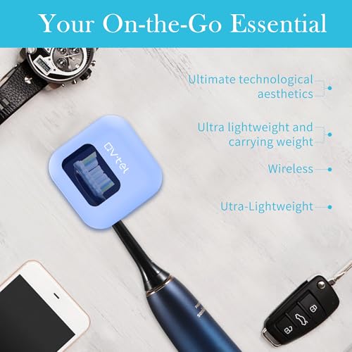 Wall Mounted Toothbrush Holder & Toothbrush Cleaner, Toothbrush Case - Manual/Electric Toothbrush Cover for Any Toothbrush Head - Rechargeable Toothbrush Travel Case with Cover, Clean for Home, Travel by Ovtel - Image 6