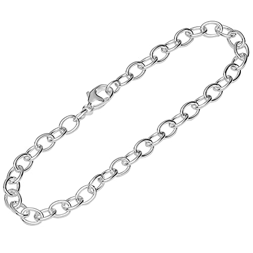 Cadena para el tobillo NKlaus de plata 925, el regalo ideal de eslabones para mujer 14614