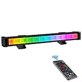 Stage Light Bar, OPPSK 45W RGBW Outdoor Waterproof LED Wall Wash Lights APP Control, 16 Million Color & 20 Mode DJ Light Bar Uplighting for Halloween Wedding Party Church Decor Stage Lighting