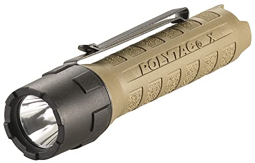 Streamlight 88605 PolyTac X 600-Lumen Multi-Fuel Professional Tactical Flashlight, Box, Coyote -  Streamlight Inc.