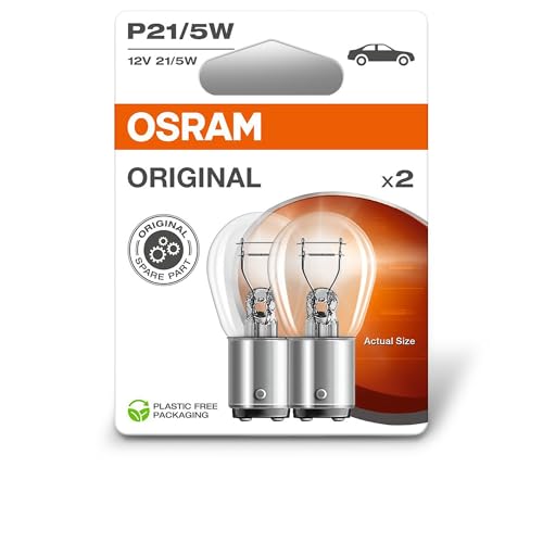 Osram ORIGINAL LINE 12V P21/5W signal lamp Metal Base Double Blister (2 lamps)