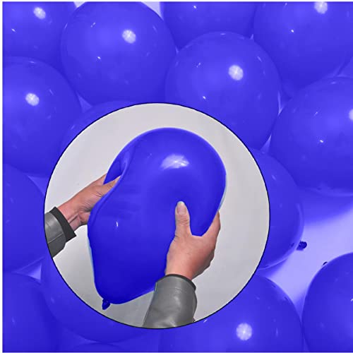 Image of 300 Pack Royal Blue Balloons 12 inch Blue Latex Party Balloon Bulk for Various Party Events Decorations