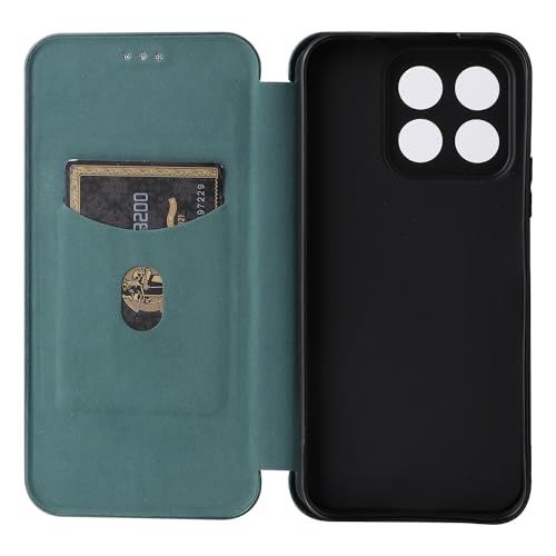 Coque Honor X8B évite les bris d'écran avec son rabat vert - 4