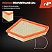 A-Premium Engine Air Filter Compatible with Chevrolet Equinox & GMC Terrain, 2010-2017, Flexible Panel, Replace# 25899727
