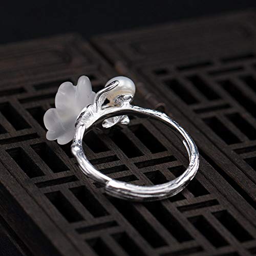 Bague ouverte ajustable à offrir : le style ethnique floral