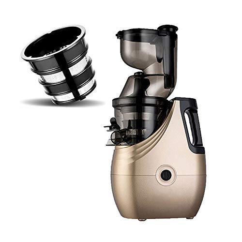 Zentrifugal Entsafter,Zitruspressen,Slow Juicers,Hochdruck Kaltpresse,Multifunktionale Elektrische Saftmaschine,Leicht Zu Reinigen,Gold