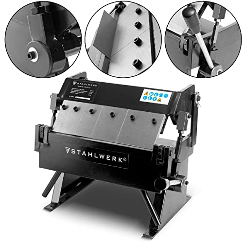 STAHLWERK AB-305 ST Banc de pliage et cintreuse pivotante jusqu'à 1 mm d'épaisseur de tôle pour le pliage, le cintrage ou la fabrication de profilés métalliques - 7 ans de garantie