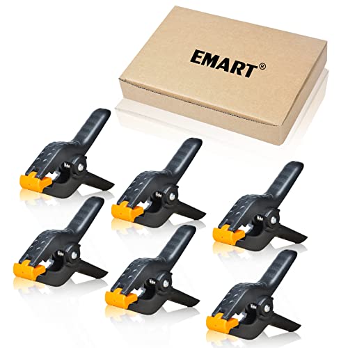 EMART 6 Pcs Pinces à Ressort, 4,5 Pouce/11,4 cm Photo Pince de Serrage