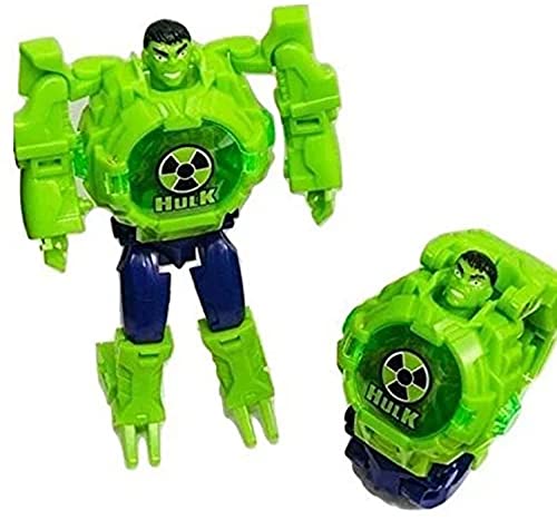 PSEUDO Action Figures Robot Toy Convert to Digital Wrist Watch with Light for Kids Deformation Watch Figures Plus Watch for Kids (B092TB1JG9) Amazon Price History, Amazon Price Tracker