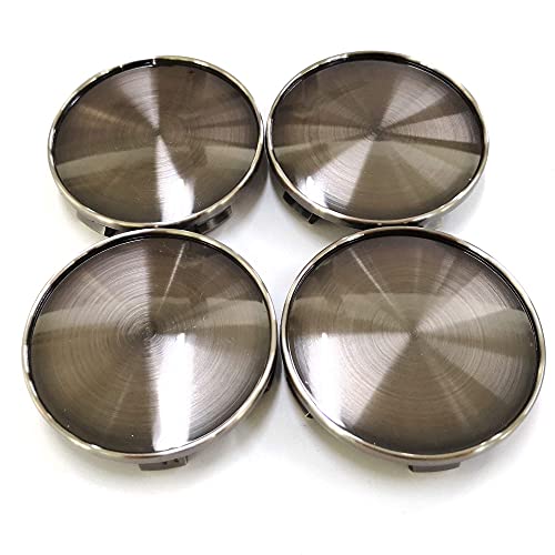 RhinoTuning 4 Pcs Set 69.1mm Wheel Centre Cap OD 69.1mm ID 64mm Wheel Hub Centre Covers Hub Covers Hub Caps Compatible with Motorsport for 36136783536 36136768640 (Gold）