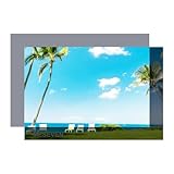 Tragbare Projektor-Leinwand, 16:9, hohe Helligkeit, Vorhang, Anti-Licht, reflektierender Stoff, for Zuhause, Outdoor, Büro, Tuch, Projektionsfläche(110 inch)