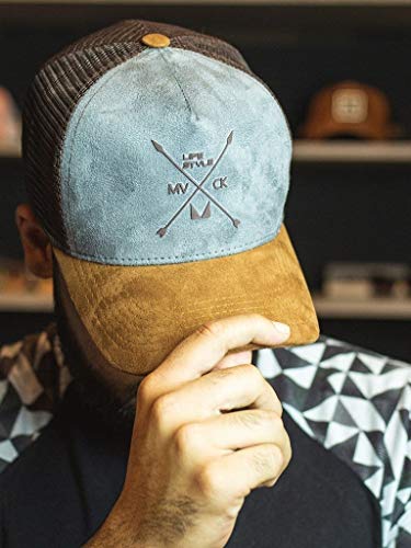 Boné Trucker Texas Mvck Caramelo Aba Curva