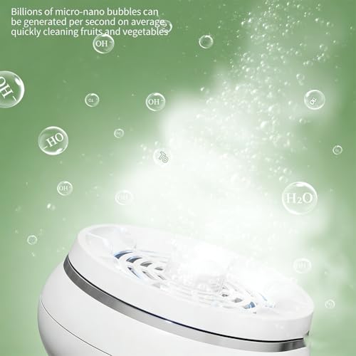 Lavadora de frutas y verduras e ingredientes con diseño impermeable y 4 modos 4