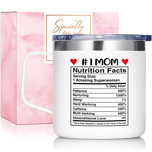 Fimibuke Mothers Day Gifts For Mom From Daughter Son -10 Oz Insulated Coffee Mug Birthday Gift For Mom, Mother-In-Law, Wife, Women - Funny Tumbler Cup Present Boxed Gift For Mother From Husband Kids #TOP13