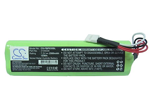 Image of 7.2V High-Performance Replacement Battery for Fluke Ti-25 Ti10 TiR Ti9 Ti-10 Ti25 Ti20-RBP TiR1 Ti20 Ti-20 with Ti20-RBP 3524222 3105035 /2500mAh