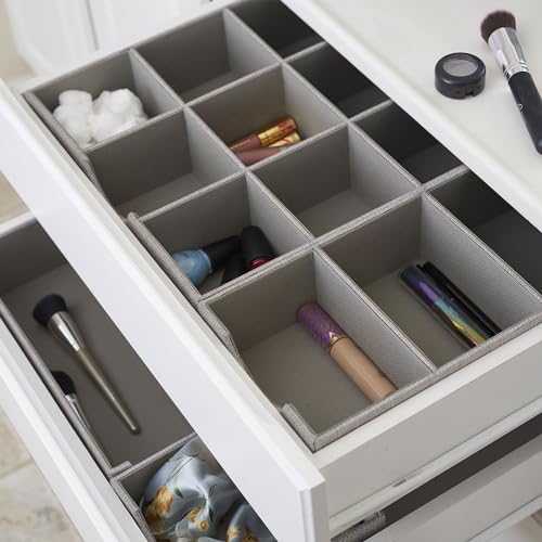 Image of Household Essentials Grey 725-1 Deep Drawer Organizer Box for Storage | 12 in x 4 in x 3.13