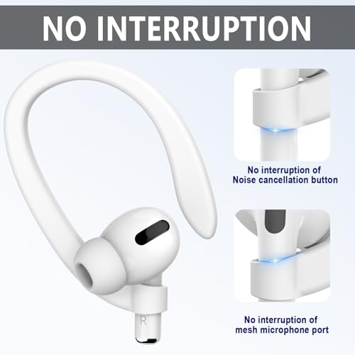 Polislime 2 Pairs Ear Hooks Designed For Apple Airpods 1 thumb #2