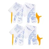 DIYEAH 2 Satz Reflexzonen Akupressur Socken mit Massagewerkzeugen Atmungsaktive Fußmassagesocken mit Druckpunktstimulation für Sportler Senioren und Büroangestellte