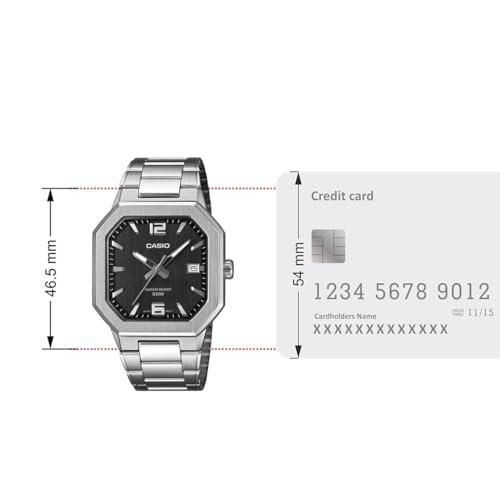 Image of Casio Enticer Men MTP-B195D-1AVDF Analog Black Watch Men (A2523)