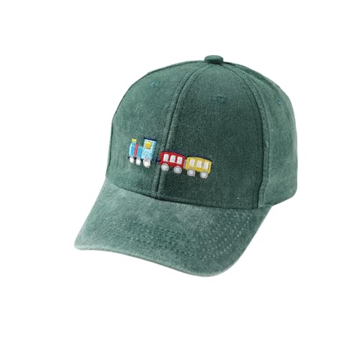Kids Embroidered Baseball Caps Toddler Boys Girls Trucker Cap Beach Summer Sun Protection Sun Hats Age 2-6