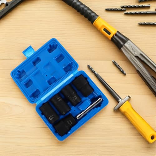Extracteur de boulons de roue robuste à empreinte spirale pour écrous endommagés