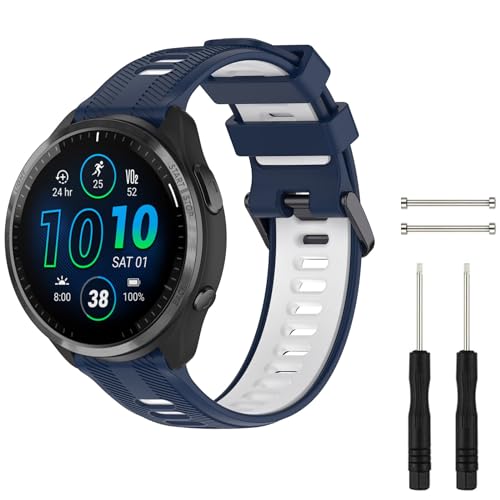 Bracelet silicone Garmin Forerunner 945 souple et anti-sueur