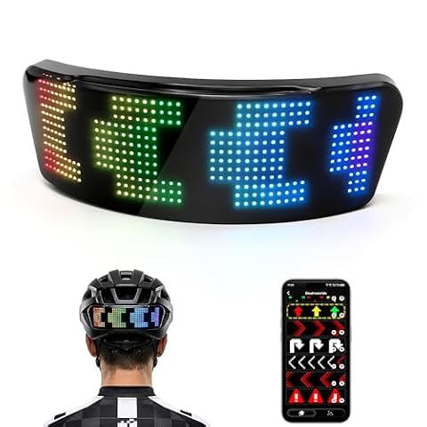 Masdio Smart LED Helmet Light APP Control 4-in-1 Motorcycle Bike Rear Light — $29.99 (17% off)