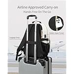 Backpack for Women Laptop Bag, Travel Backpacks Work Bags Adult School Bookbag for College Woman Teacher Nurse Office Commuter Carry On, WhiteBlackBrown - Image 5