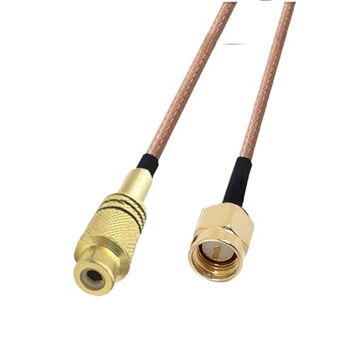 SMA�I�X-SMB R/*CA MCX MMCX FME TS9 F TV�I�X-���X���p90�x�����s�O�e�[���W�����p�[RG316�����P�[�u��(Gold,10 CM)