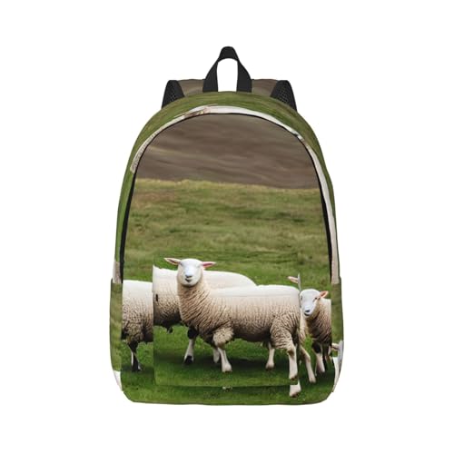 Sac à dos d'extérieur avec motif agneau stylé pour toutes vos escapades de week-end