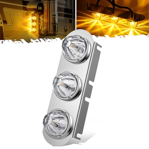 Partsam Luz LED Barra para Camiones con 3 Luces Watermelon miniatura 1