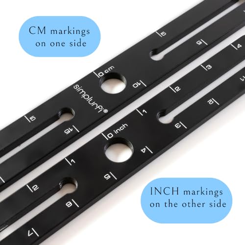 Image of Stereo Array Spacing Microphone Mount with Ruled Markings - Holds 2 Mics - X-Y and ORTF Mic T-Bar Bracket, Fits 3 /8 inch and 5 /8 inch Mic Stands with Included Adapter (MIC-BAR-CLIP-MARK)