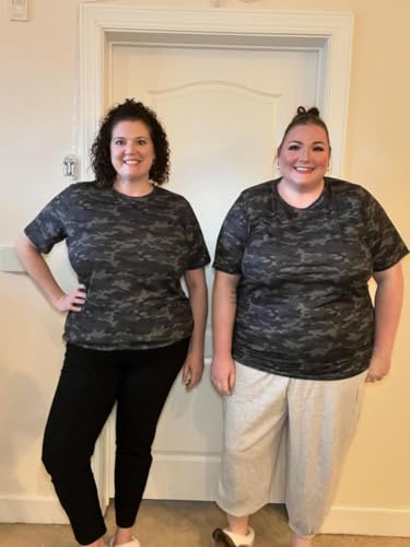 RITERA Women's Plus Size Crewneck Tops Short Sleeve Oversized T Shirt for Women Spring Summer XL 5XL3