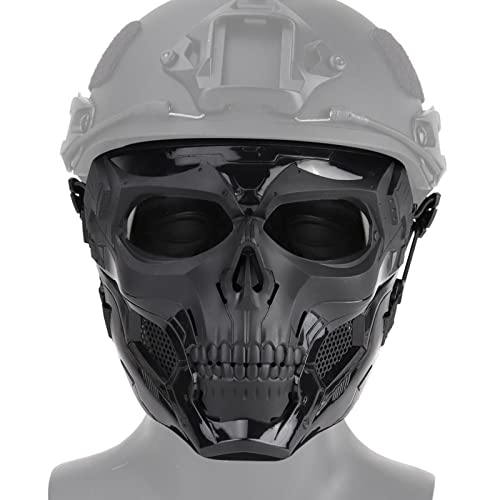 Fancyes de, Cheio s Crânio com Óculos de Proteção Resistente Ao, halloween de Adereços, Preto