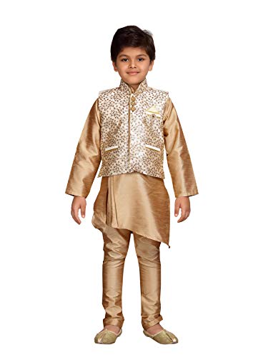 AJ DEZINES Bambini Indiani Indossare Bollywood Style Kurta Pajama Gilet per Ragazzi