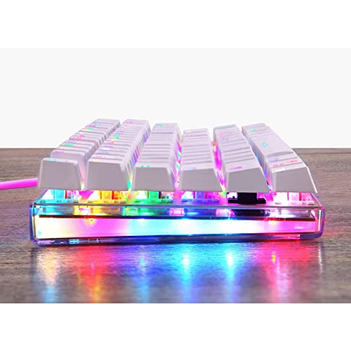Teclado Mecánico Blanco 87 Teclas USB miniatura 5