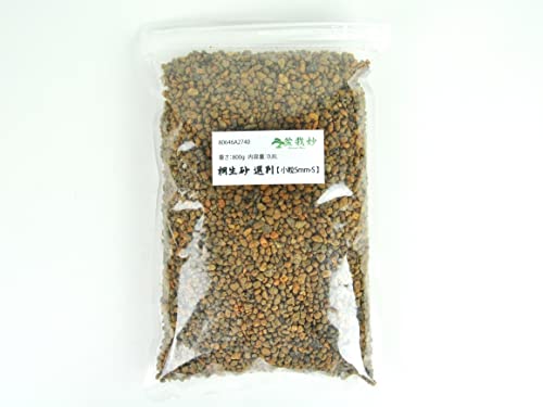 Amazon | 盆栽妙 桐生砂 小粒5mm-S 選別 重さ:800g 内容量:0.8L 盆栽 