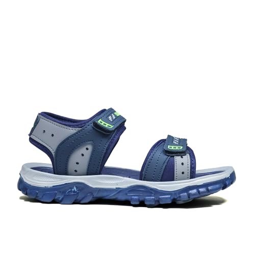 Image of ASIAN Mens Virat-04 Flat Casual Sandals With Adjustable Velcro Closure For Easy Wear With Flexible Fitting And Trendy And Stylish Looks With Unique Sole Design | Ideal For Everyday Use For Boys