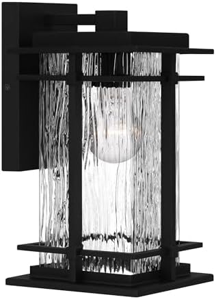Quoizel McAlister 1-Light Earth Black Outdoor Wall Lantern