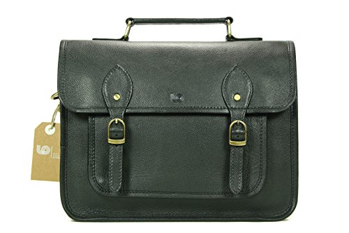 Leftover Studio Leather Camera Bag Dslr Messenger Shoulder Case With Removable Camera Insert 13 Inch Black #TOP4