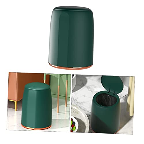 Caneca de basura para cocina con tapa de doble capa miniatura 5