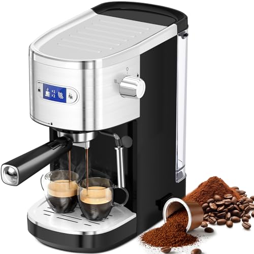 Electactic 20 Bar Semi-Automatic Espresso Machine, Compact