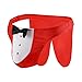 Mens Thongs Sexy Tuxedo Bow Knot Briefs Underpants Stretch Thong Breathable Funny Exotic Underwear Costumes (Red,Large)