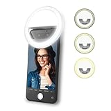 Das aufklemmbare Handy Ringlicht von DIGIPOWER ist ideal für Selfies, Vlogging, Live- Stream, TikTok, Youtube und Aufnahmen im Dunkeln.