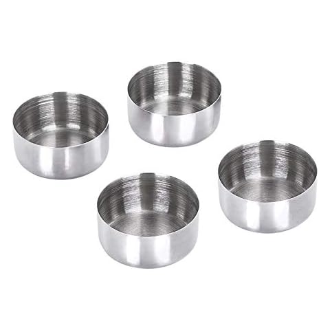 CHG Silver Tea Light Holders - Pack of 4 Cover