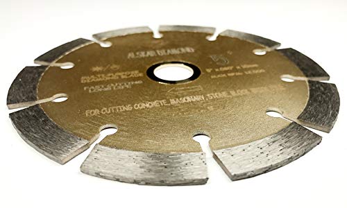 (20 Pack) Alskar Diamond 5 Inch Dry Or Wet Cutting General Purpose Power Saw Segmented Diamond Blades For Concrete Stone Brick Masonry (5" - 20 Pcs) #TOP3