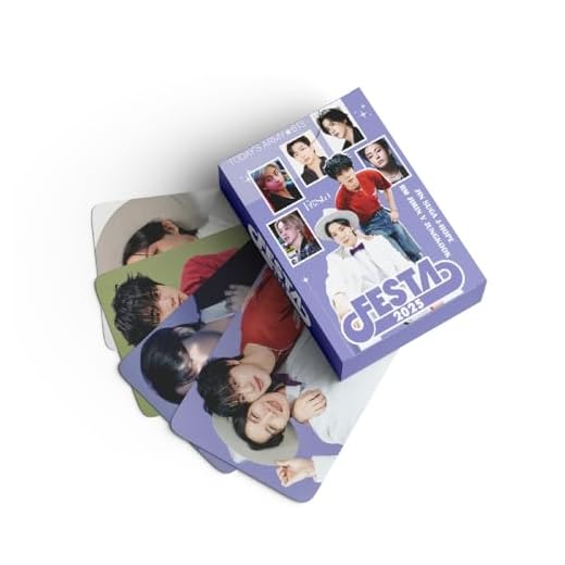 sunlelekz Bangtan Boys 2025 FESTA Lomo Card Set - 7 - Member Photocards (Jin, J - Hope, Jimin, V, Jungkook, Suga, RM) for ARMY